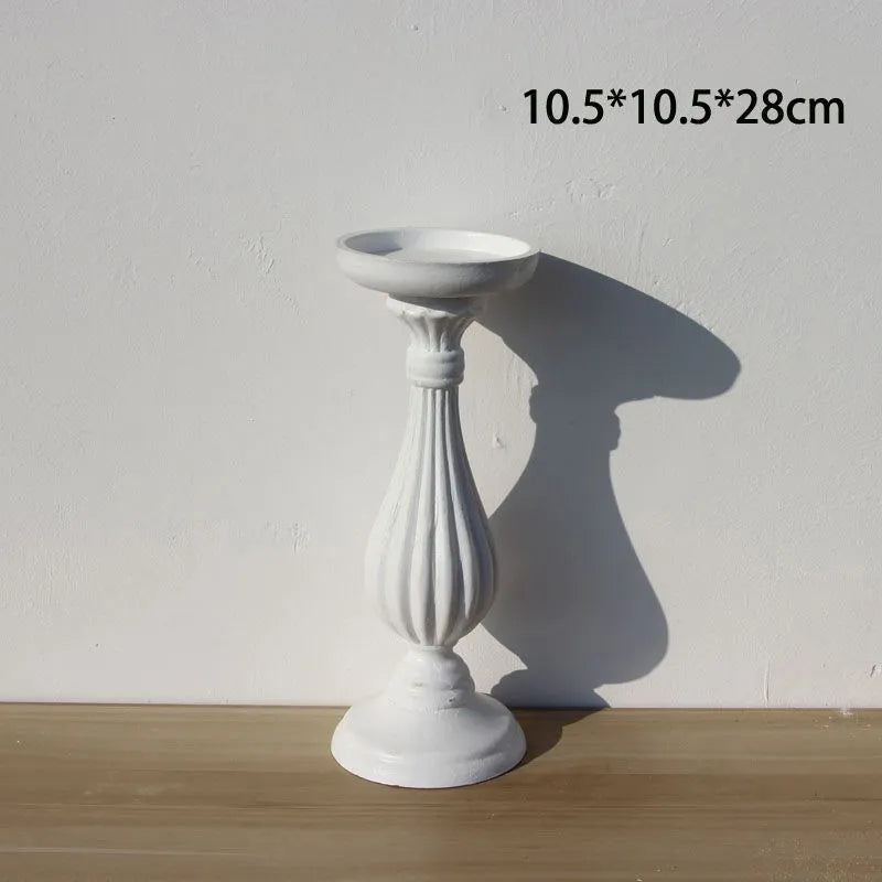 Candle Light Candle Holder Wooden Ornaments Candles Culture