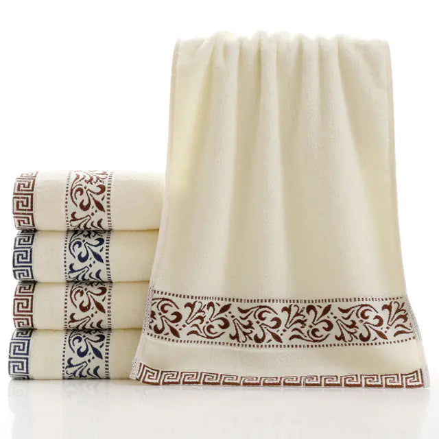 Solid Color Embroidered Men's Towels & Bathrobes Candles Culture