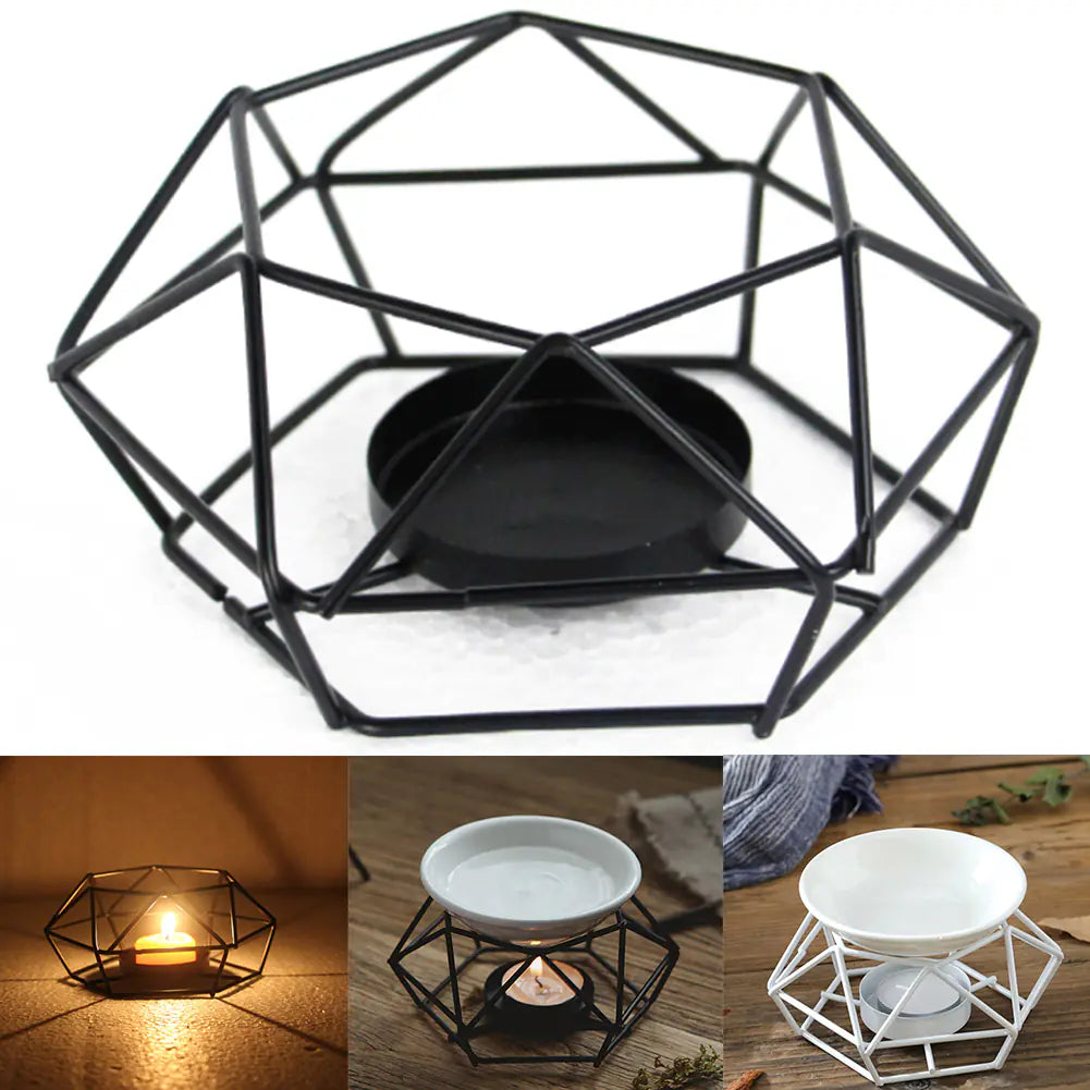 Customizable Iron Aroma Burner and Candle Lamp Candles Culture