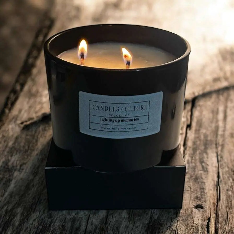 Tropical Glow - Coconut & Lime Soy Candle | Fresh, Vibrant & Handcrafted