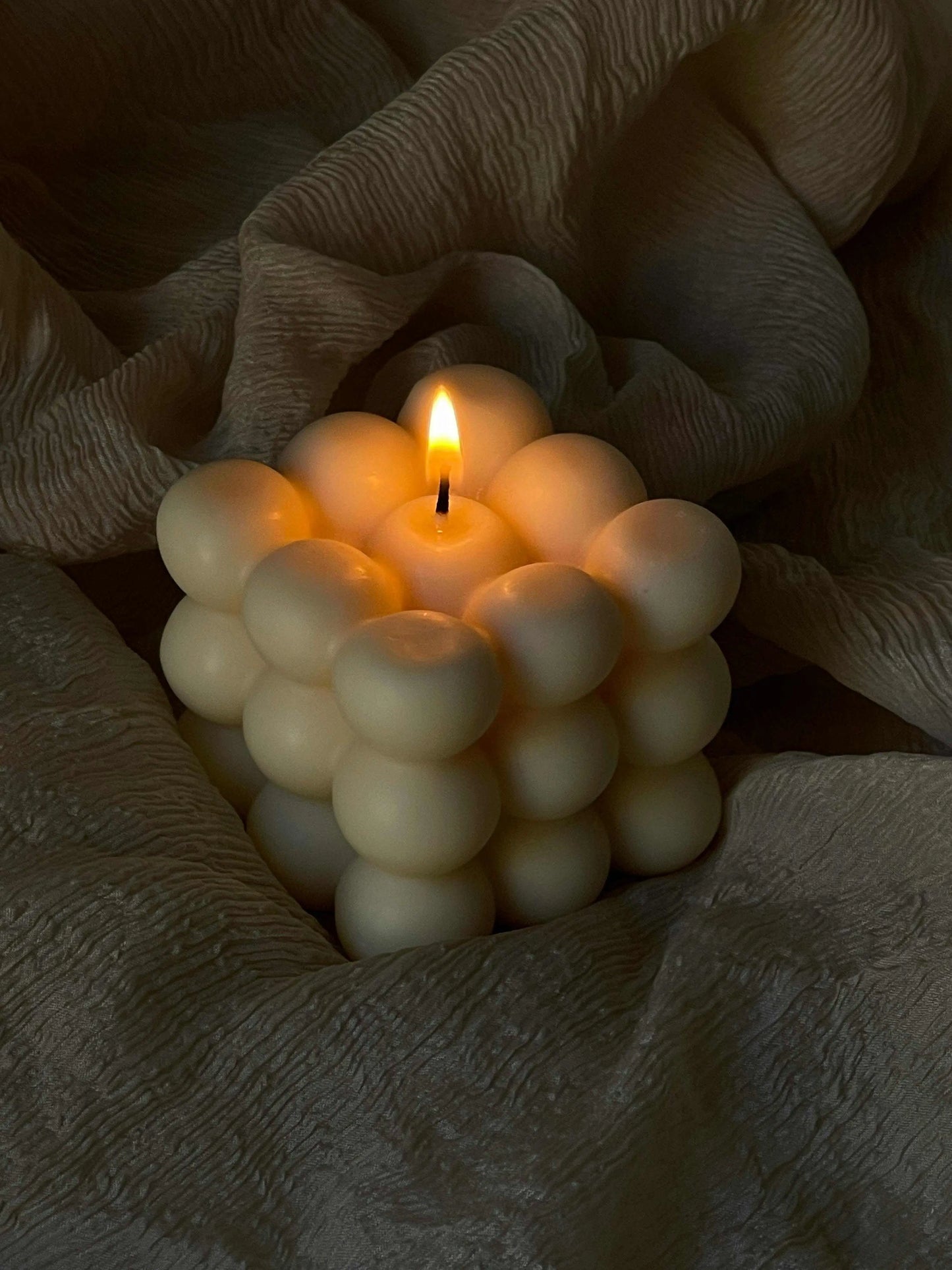 Coco & Lime Bubble Candle - Modern Elegance & Freshness