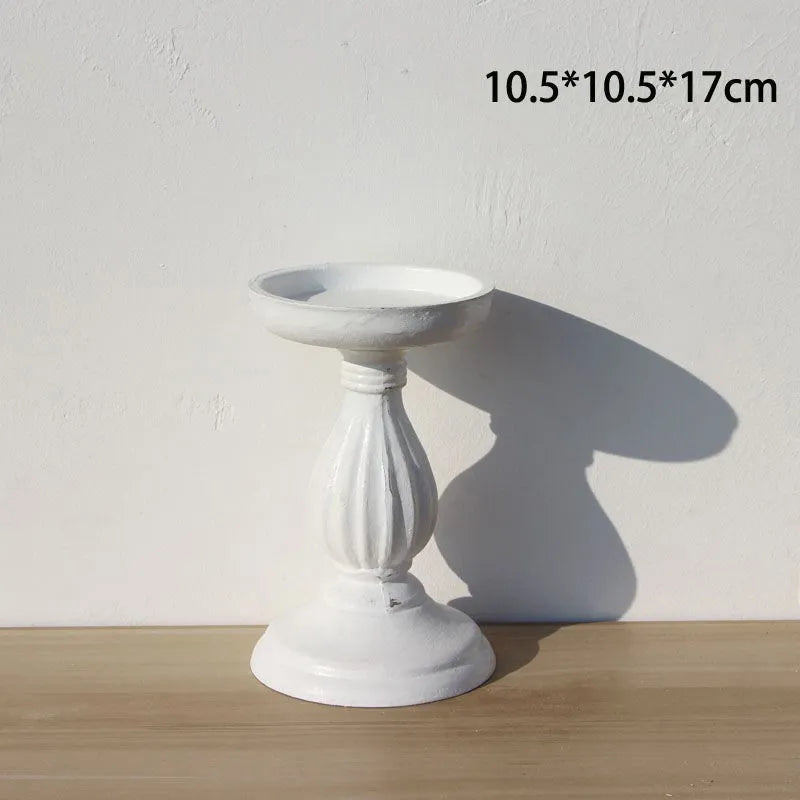 Candle Light Candle Holder Wooden Ornaments Candles Culture