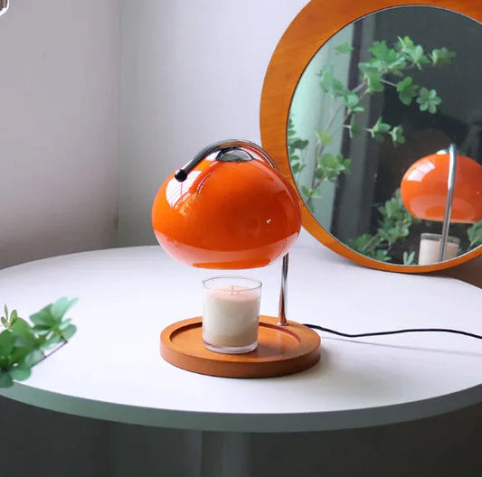 Aromatherapy Glass Table Lamp with Candle Warmer Candles Culture