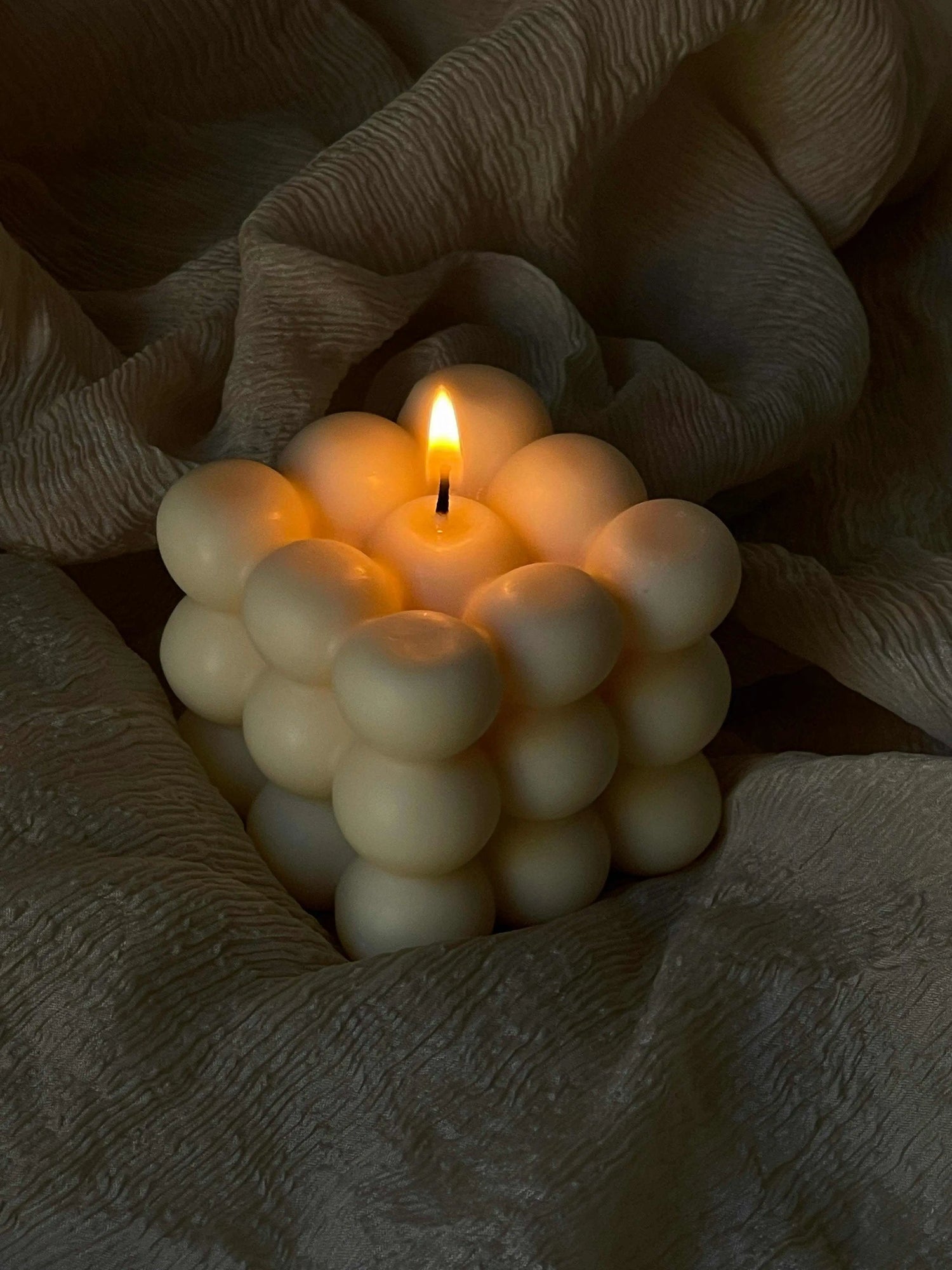 Coco & Lime Bubble Candle - Modern Elegance & Freshness